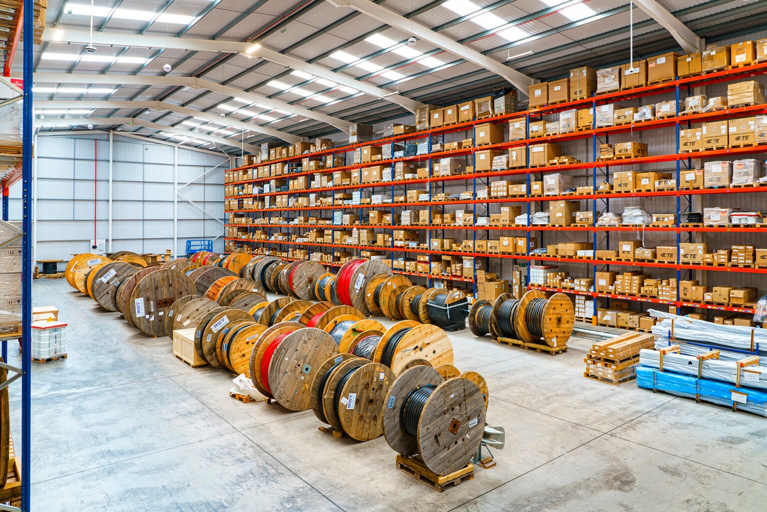 Cable and wire reel inventory