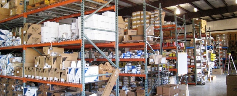 In-stock electrical warehouse