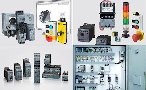 Industrial automation drives, relays and control gear